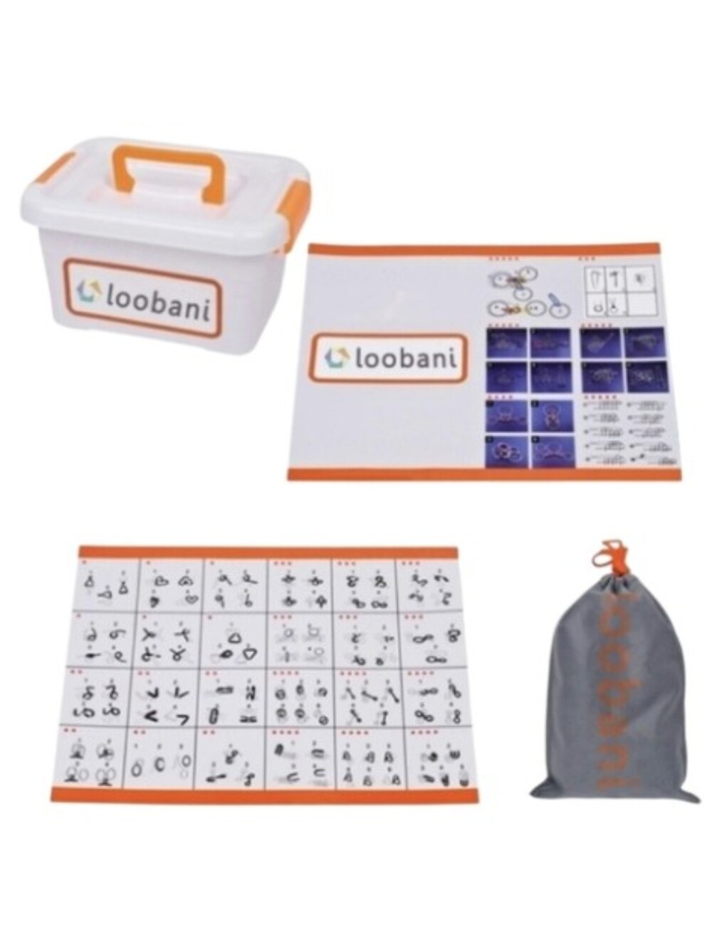 LOOBANI 30 ASSORTED BRAIN TEASERS METAL WIRE IQ PUZZLES